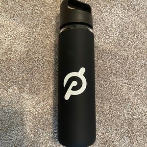 Peloton glass water bottle